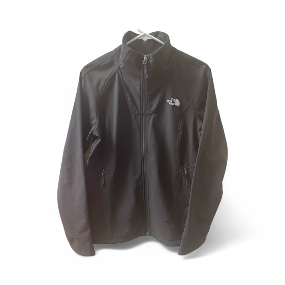 NORTH FACE Women’s (M) Jacket Windwall Zip Up Black Softshell